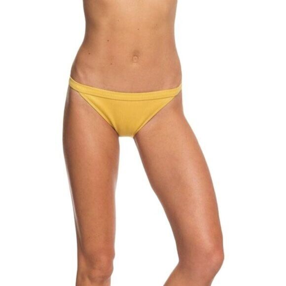 Roxy mustard colored bikini bottom size large beach - Picture 1 of 7